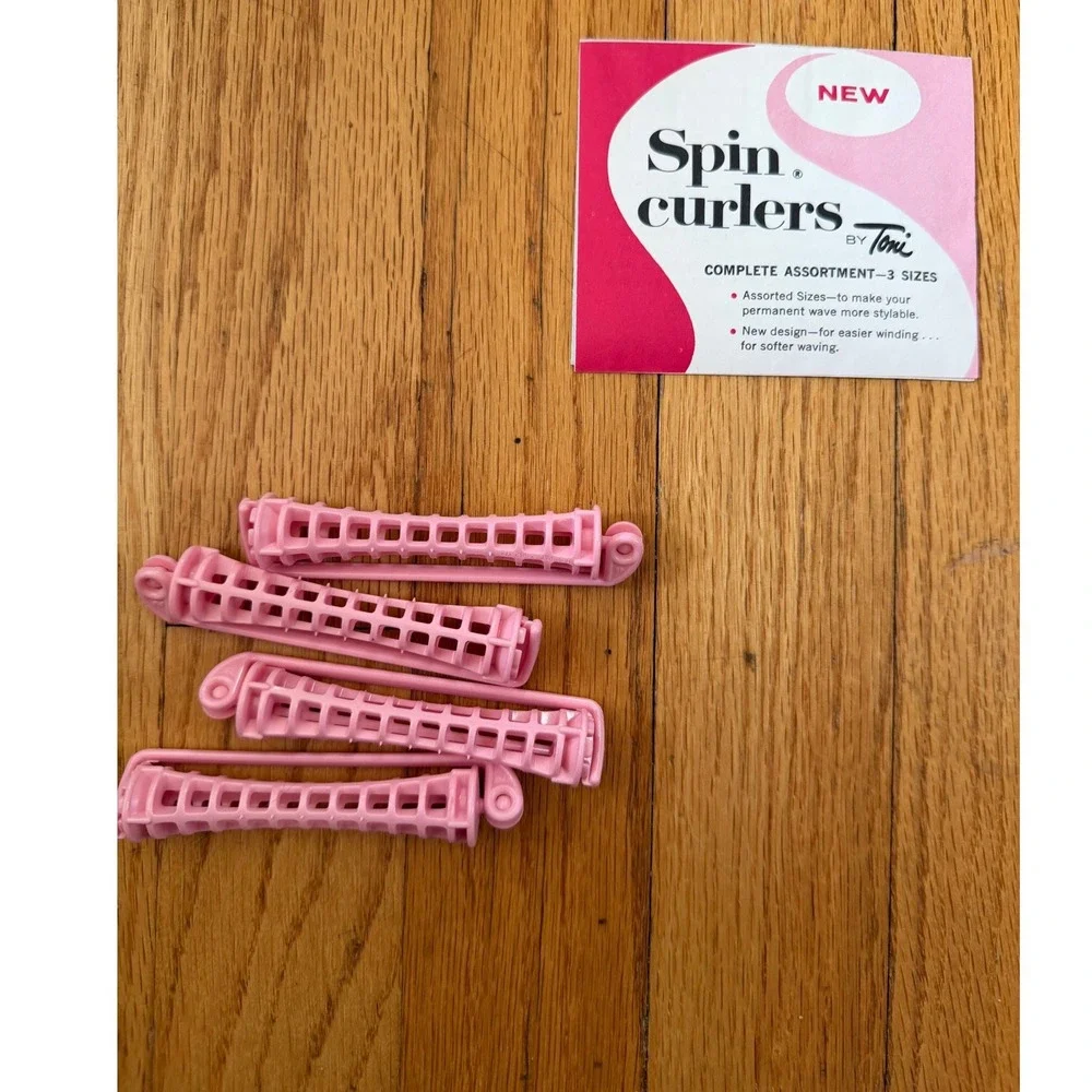 Vintage Toni Spin Curlers Hair Perm‎ Rods Assorted Sizes Multi Color Huge Lot